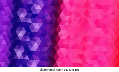 Geometric design. Colorful gradient mosaic background. Geometric triangle, mosaic, abstract background. Mosaic, color background. Mosaic texture. The effect of stained glass. EPS 10 Vector