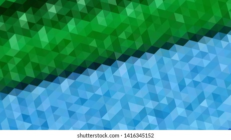 Geometric design. Colorful gradient mosaic background. Geometric triangle, mosaic, abstract background. Mosaic, color background. Mosaic texture. The effect of stained glass. EPS 10 Vector