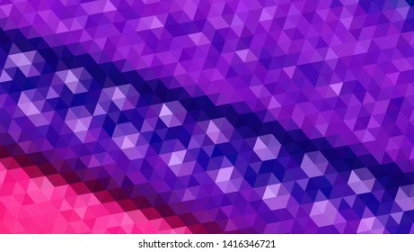 Geometric design. Colorful gradient mosaic background. Geometric triangle, mosaic, abstract background. Mosaic, color background. Mosaic texture. The effect of stained glass. EPS 10 Vector