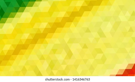Geometric design. Colorful gradient mosaic background. Geometric triangle, mosaic, abstract background. Mosaic, color background. Mosaic texture. The effect of stained glass. EPS 10 Vector