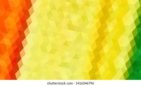Geometric design. Colorful gradient mosaic background. Geometric triangle, mosaic, abstract background. Mosaic, color background. Mosaic texture. The effect of stained glass. EPS 10 Vector