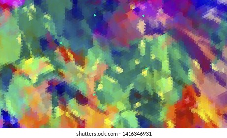 Geometric design. Colorful gradient mosaic background. Geometric triangle, mosaic, abstract background. Mosaic, color background. Mosaic texture. The effect of stained glass. EPS 10 Vector
