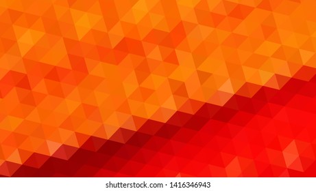 Geometric design. Colorful gradient mosaic background. Geometric triangle, mosaic, abstract background. Mosaic, color background. Mosaic texture. The effect of stained glass. EPS 10 Vector