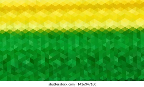 Geometric design. Colorful gradient mosaic background. Geometric triangle, mosaic, abstract background. Mosaic, color background. Mosaic texture. The effect of stained glass. EPS 10 Vector