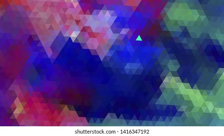 Geometric design. Colorful gradient mosaic background. Geometric triangle, mosaic, abstract background. Mosaic, color background. Mosaic texture. The effect of stained glass. EPS 10 Vector