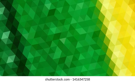 Geometric design. Colorful gradient mosaic background. Geometric triangle, mosaic, abstract background. Mosaic, color background. Mosaic texture. The effect of stained glass. EPS 10 Vector