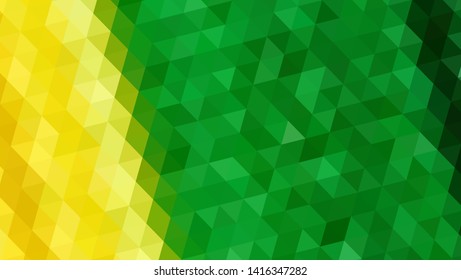 Geometric design. Colorful gradient mosaic background. Geometric triangle, mosaic, abstract background. Mosaic, color background. Mosaic texture. The effect of stained glass. EPS 10 Vector