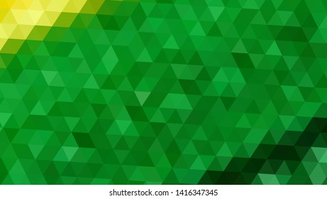 Geometric design. Colorful gradient mosaic background. Geometric triangle, mosaic, abstract background. Mosaic, color background. Mosaic texture. The effect of stained glass. EPS 10 Vector