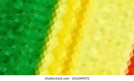 Geometric design. Colorful gradient mosaic background. Geometric triangle, mosaic, abstract background. Mosaic, color background. Mosaic texture. The effect of stained glass. EPS 10 Vector