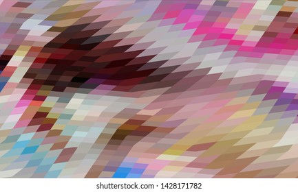 Geometric design. Colorful gradient mosaic background. Geometric  mosaic, abstract background. Mosaic, color background. Mosaic texture. The effect of stained glass. EPS 10 Vector