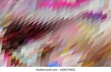 Geometric design. Colorful gradient mosaic background. Geometric  mosaic, abstract background. Mosaic, color background. Mosaic texture. The effect of stained glass. EPS 10 Vector