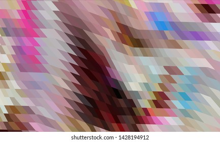 Geometric design. Colorful gradient mosaic background. Geometric  mosaic, abstract background. Mosaic, color background. Mosaic texture. The effect of stained glass. EPS 10 Vector