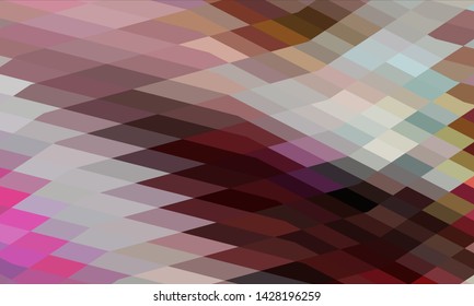 Geometric design. Colorful gradient mosaic background. Geometric  mosaic, abstract background. Mosaic, color background. Mosaic texture. The effect of stained glass. EPS 10 Vector