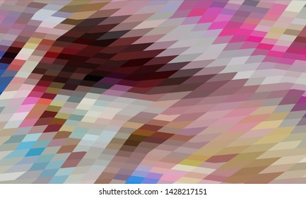 Geometric design. Colorful gradient mosaic background. Geometric  mosaic, abstract background. Mosaic, color background. Mosaic texture. The effect of stained glass. EPS 10 Vector