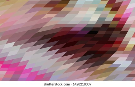Geometric design. Colorful gradient mosaic background. Geometric  mosaic, abstract background. Mosaic, color background. Mosaic texture. The effect of stained glass. EPS 10 Vector