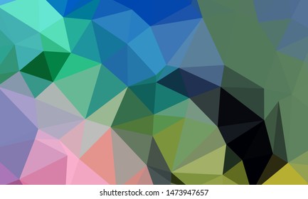 Geometric design. Colorful gradient mosaic background. Geometric triangle, mosaic, abstract background. Mosaic, color background. Mosaic texture. The effect of stained glass. EPS 10 Vector