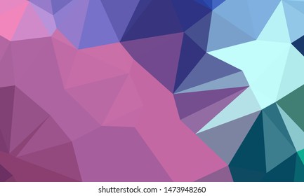 Geometric design. Colorful gradient mosaic background. Geometric triangle, mosaic, abstract background. Mosaic, color background. Mosaic texture. The effect of stained glass. EPS 10 Vector