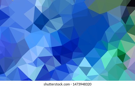 Geometric design. Colorful gradient mosaic background. Geometric triangle, mosaic, abstract background. Mosaic, color background. Mosaic texture. The effect of stained glass. EPS 10 Vector