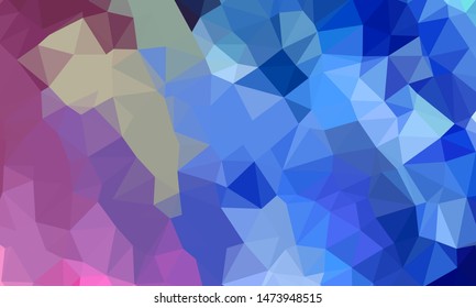 Geometric design. Colorful gradient mosaic background. Geometric triangle, mosaic, abstract background. Mosaic, color background. Mosaic texture. The effect of stained glass. EPS 10 Vector