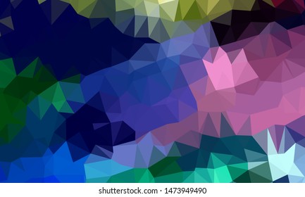 Geometric design. Colorful gradient mosaic background. Geometric triangle, mosaic, abstract background. Mosaic, color background. Mosaic texture. The effect of stained glass. EPS 10 Vector