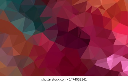 Geometric design. Colorful gradient mosaic background. Geometric triangle, mosaic, abstract background. Mosaic, color background. Mosaic texture. The effect of stained glass. EPS 10 Vector