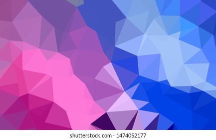 Geometric design. Colorful gradient mosaic background. Geometric triangle, mosaic, abstract background. Mosaic, color background. Mosaic texture. The effect of stained glass. EPS 10 Vector