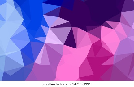 Geometric design. Colorful gradient mosaic background. Geometric triangle, mosaic, abstract background. Mosaic, color background. Mosaic texture. The effect of stained glass. EPS 10 Vector