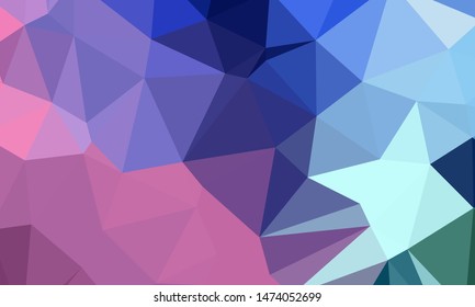 Geometric design. Colorful gradient mosaic background. Geometric triangle, mosaic, abstract background. Mosaic, color background. Mosaic texture. The effect of stained glass. EPS 10 Vector