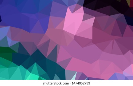 Geometric design. Colorful gradient mosaic background. Geometric triangle, mosaic, abstract background. Mosaic, color background. Mosaic texture. The effect of stained glass. EPS 10 Vector