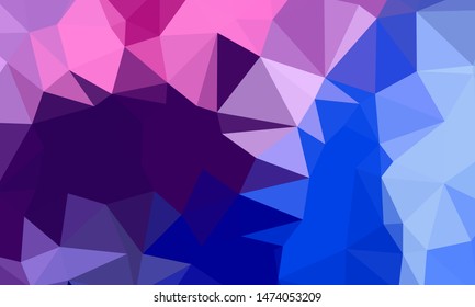Geometric design. Colorful gradient mosaic background. Geometric triangle, mosaic, abstract background. Mosaic, color background. Mosaic texture. The effect of stained glass. EPS 10 Vector