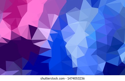 Geometric design. Colorful gradient mosaic background. Geometric triangle, mosaic, abstract background. Mosaic, color background. Mosaic texture. The effect of stained glass. EPS 10 Vector