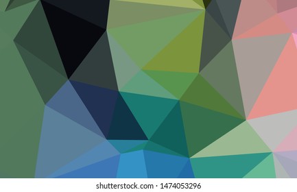 Geometric design. Colorful gradient mosaic background. Geometric triangle, mosaic, abstract background. Mosaic, color background. Mosaic texture. The effect of stained glass. EPS 10 Vector