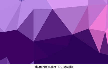 Geometric design. Colorful gradient mosaic background. Geometric triangle, mosaic, abstract background. Mosaic, color background. Mosaic texture. The effect of stained glass. EPS 10 Vector