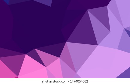 Geometric design. Colorful gradient mosaic background. Geometric triangle, mosaic, abstract background. Mosaic, color background. Mosaic texture. The effect of stained glass. EPS 10 Vector