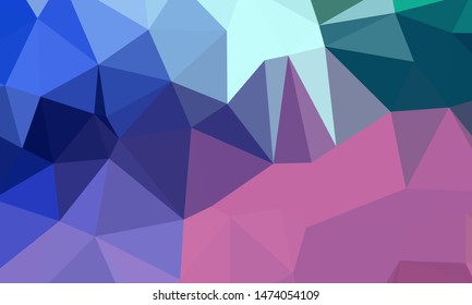 Geometric design. Colorful gradient mosaic background. Geometric triangle, mosaic, abstract background. Mosaic, color background. Mosaic texture. The effect of stained glass. EPS 10 Vector