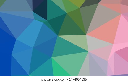 Geometric design. Colorful gradient mosaic background. Geometric triangle, mosaic, abstract background. Mosaic, color background. Mosaic texture. The effect of stained glass. EPS 10 Vector