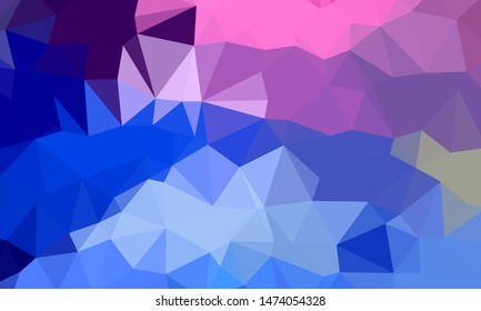 Geometric design. Colorful gradient mosaic background. Geometric triangle, mosaic, abstract background. Mosaic, color background. Mosaic texture. The effect of stained glass. EPS 10 Vector