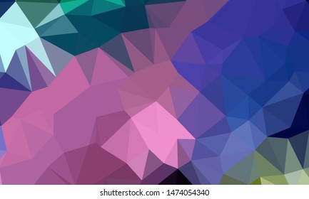 Geometric design. Colorful gradient mosaic background. Geometric triangle, mosaic, abstract background. Mosaic, color background. Mosaic texture. The effect of stained glass. EPS 10 Vector
