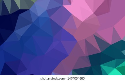 Geometric design. Colorful gradient mosaic background. Geometric triangle, mosaic, abstract background. Mosaic, color background. Mosaic texture. The effect of stained glass. EPS 10 Vector