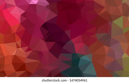 Geometric design. Colorful gradient mosaic background. Geometric triangle, mosaic, abstract background. Mosaic, color background. Mosaic texture. The effect of stained glass. EPS 10 Vector