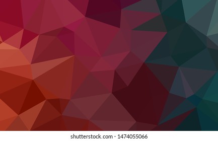 Geometric design. Colorful gradient mosaic background. Geometric triangle, mosaic, abstract background. Mosaic, color background. Mosaic texture. The effect of stained glass. EPS 10 Vector