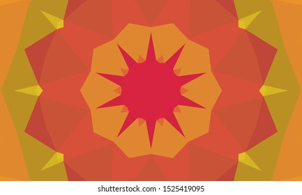 Geometric design. Colorful gradient mosaic. Geometric triangle, abstract background. Mosaic, color background. The effect of stained glass. EPS 10 Vector