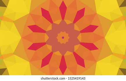 Geometric design. Colorful gradient mosaic. Geometric triangle, abstract background. Mosaic, color background. The effect of stained glass. EPS 10 Vector