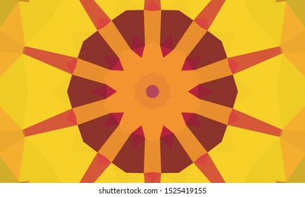 Geometric design. Colorful gradient mosaic. Geometric triangle, abstract background. Mosaic, color background. The effect of stained glass. EPS 10 Vector