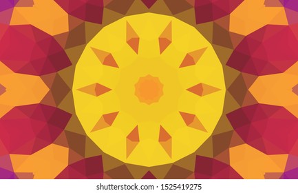 Geometric design. Colorful gradient mosaic. Geometric triangle, abstract background. Mosaic, color background. The effect of stained glass. EPS 10 Vector