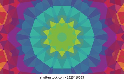 Geometric design. Colorful gradient mosaic. Geometric triangle, abstract background. Mosaic, color background. The effect of stained glass. EPS 10 Vector