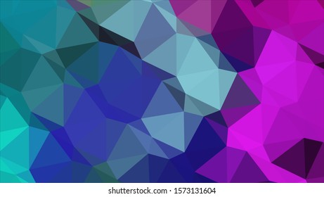 Geometric design. Colorful gradient mosaic background. Geometric triangle, mosaic, abstract background. Mosaic, color background. Mosaic texture. The effect of stained glass. EPS 10 Vector