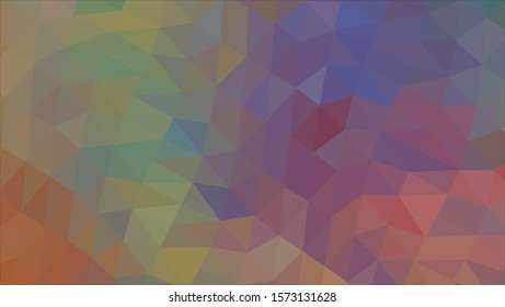 Geometric design. Colorful gradient mosaic background. Geometric triangle, mosaic, abstract background. Mosaic, color background. Mosaic texture. The effect of stained glass. EPS 10 Vector