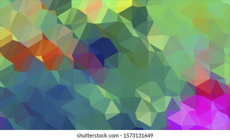 Geometric design. Colorful gradient mosaic background. Geometric triangle, mosaic, abstract background. Mosaic, color background. Mosaic texture. The effect of stained glass. EPS 10 Vector