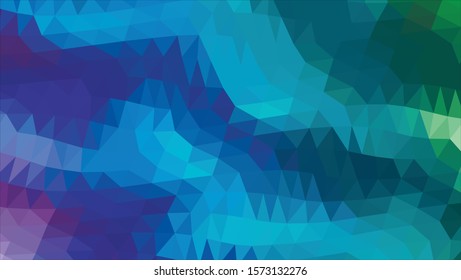 Geometric design. Colorful gradient mosaic background. Geometric triangle, mosaic, abstract background. Mosaic, color background. Mosaic texture. The effect of stained glass. EPS 10 Vector